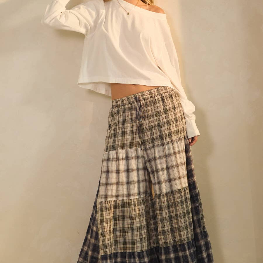 Relaxed Patchwork Pants