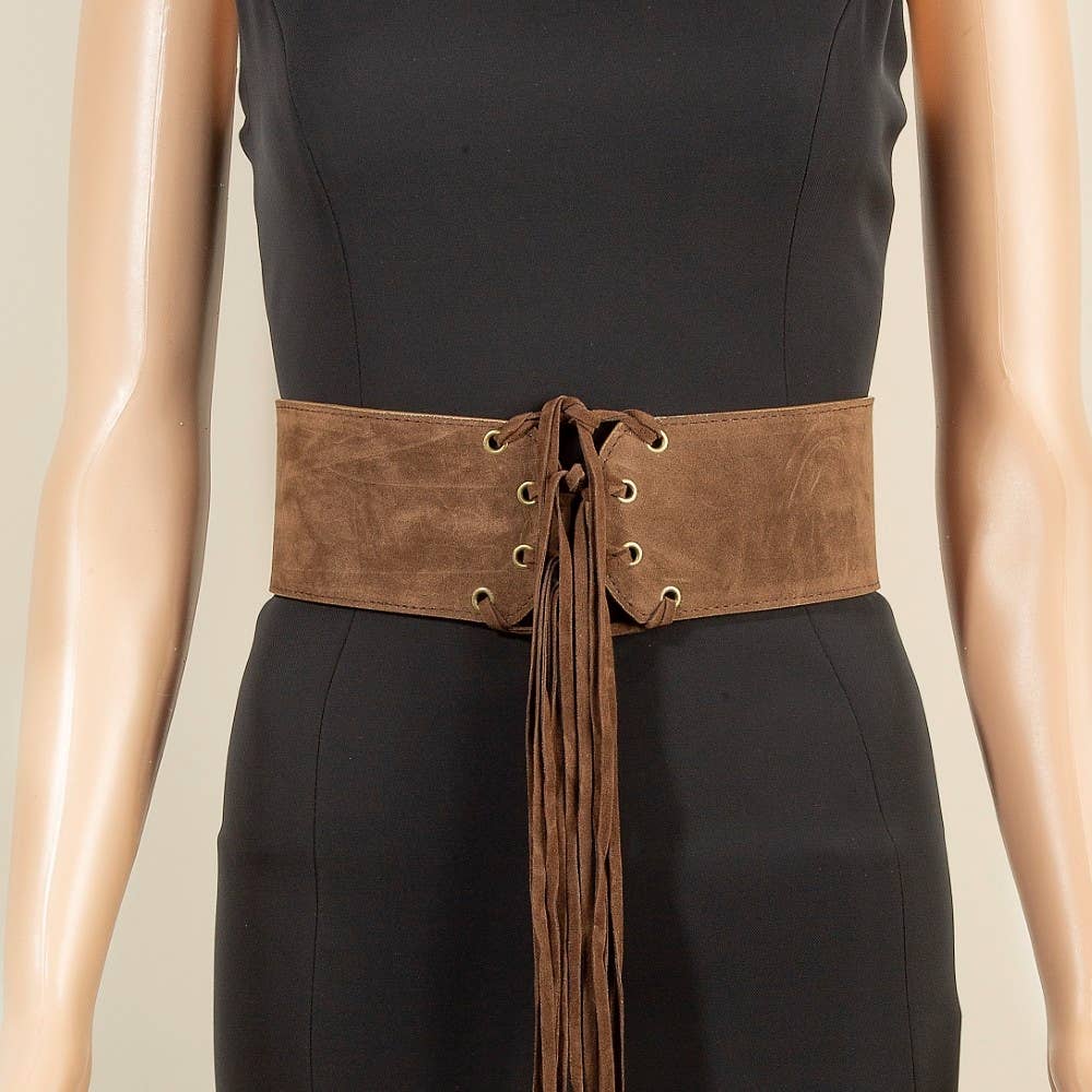 Multi Strap Waist Vegan Leather Belt
