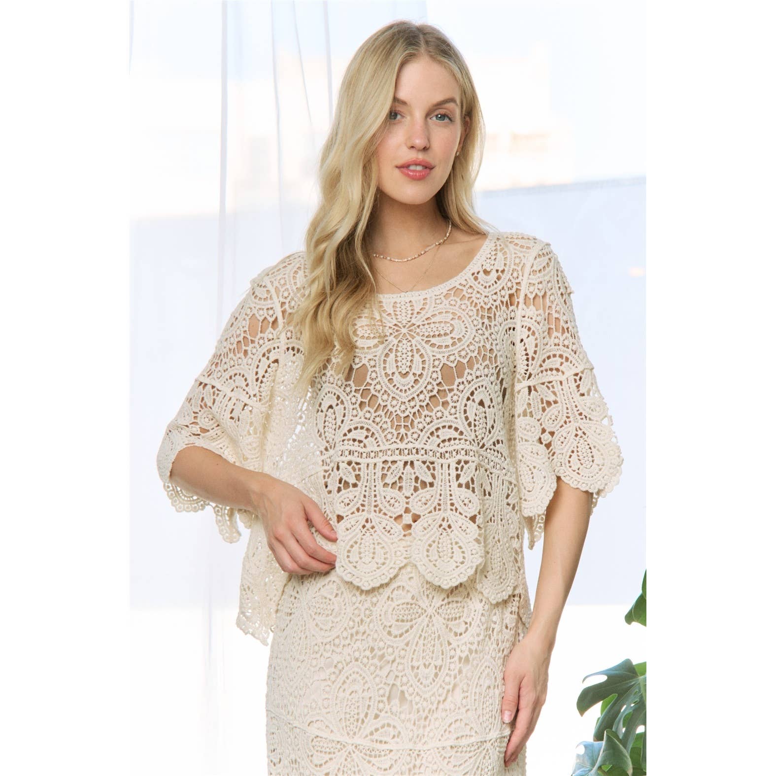 BOHO LACE DREAM SCALLOPED EDGE