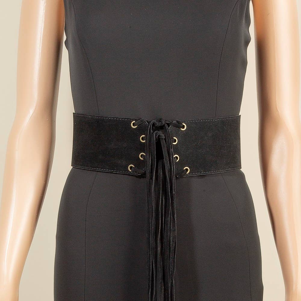 Multi Strap Waist Vegan Leather Belt